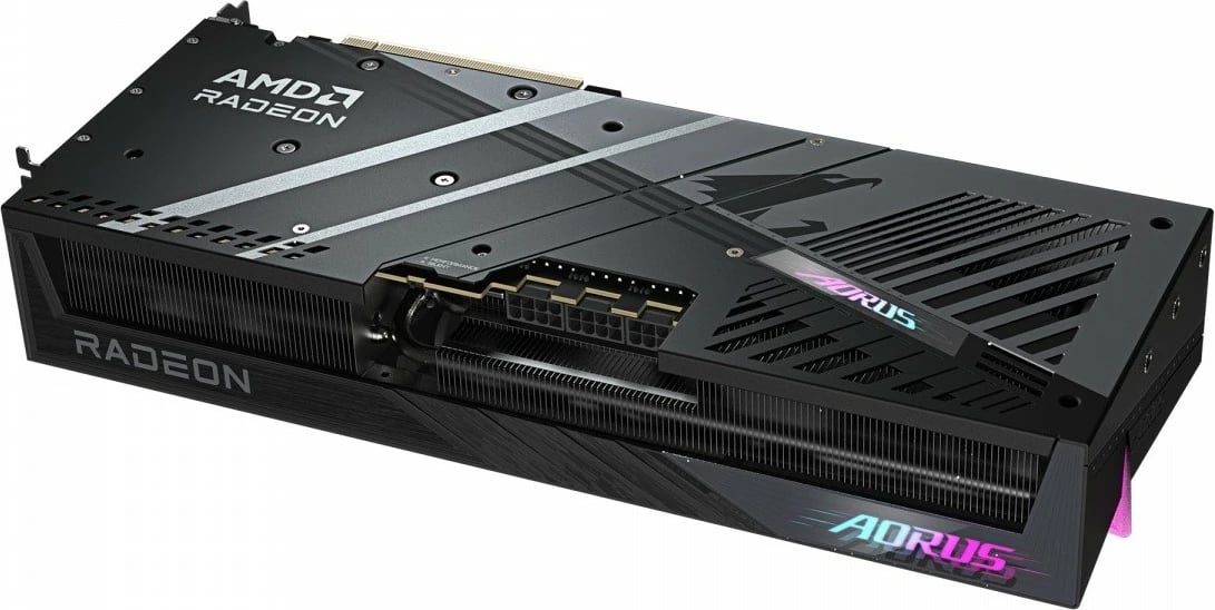 Kartelë grafike Gigabyte Radeon RX 9070 XT AORUS ELITE, 16GB GDDR6, 256-bit, 3 ventilatorë, e zezë