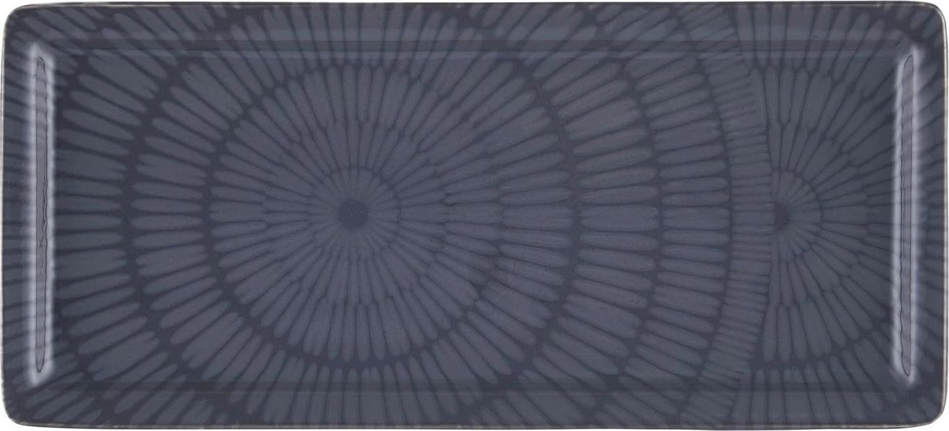 Pjatë shërbimi Hermia, gri, NON0007, 16x35x1cm