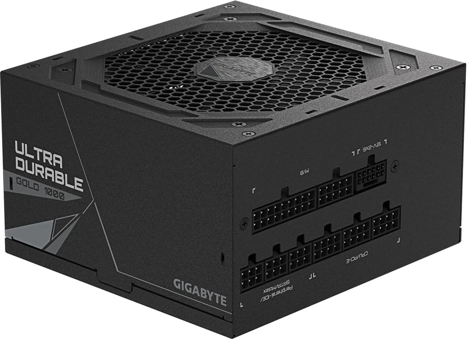 Kasë energjie Gigabyte UD1000GM PG5 V2, 1000W, 80 PLUS Gold, Modular, PCIe Gen 5.1, ATX 3.1, E zezë