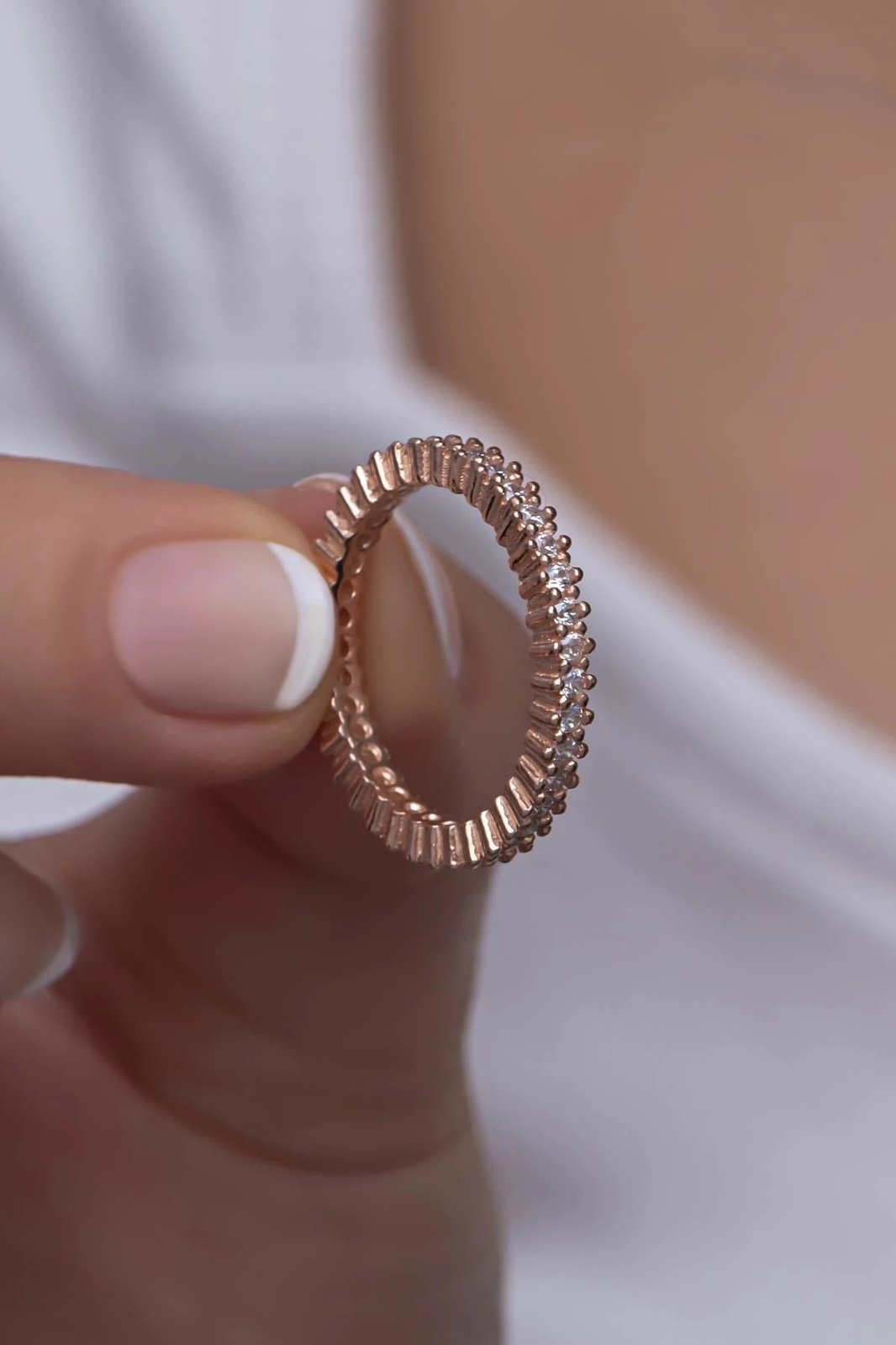 Unazë argjendi, ngjyrë rozë e artë, Jumeon, NRZ999172-19