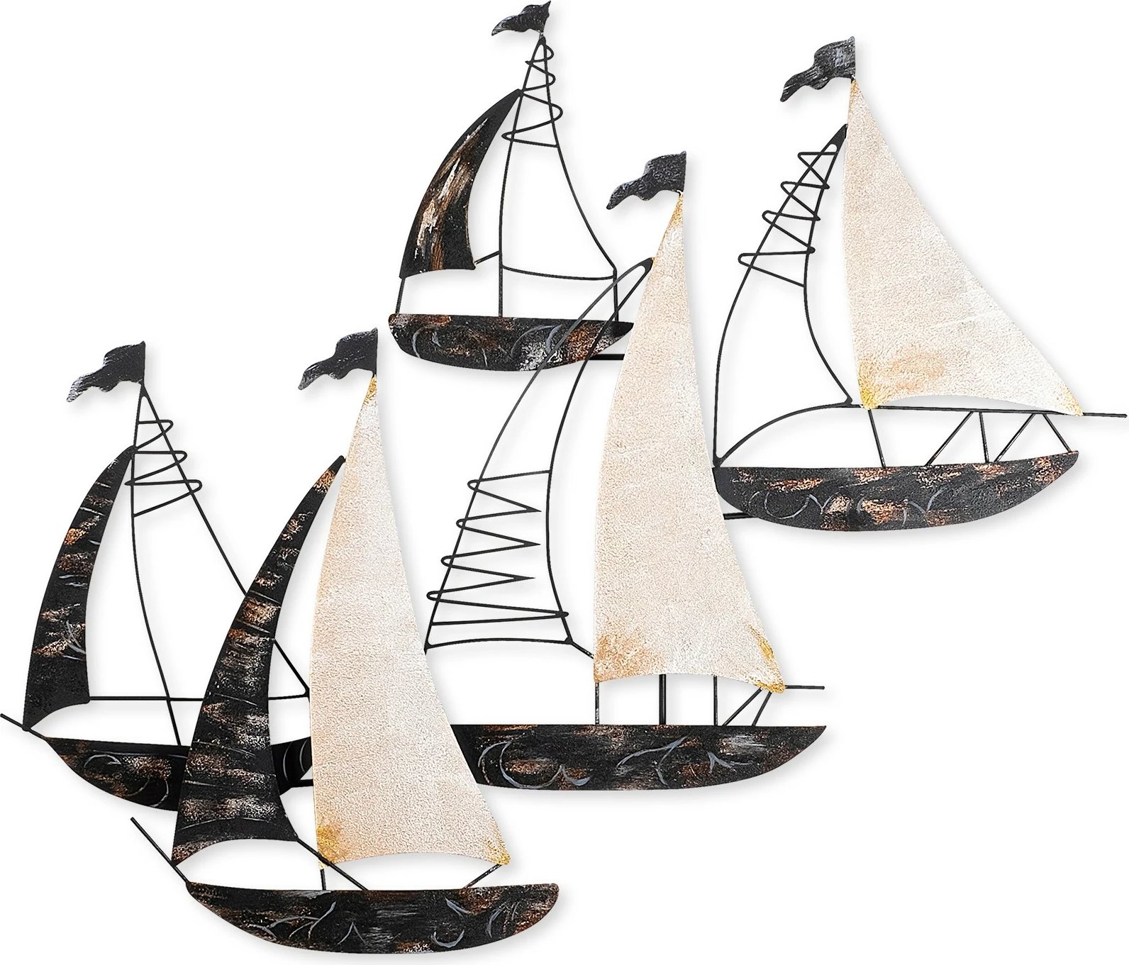 Aksesor dekorativ metalik për mur, Wallity, Kadırga