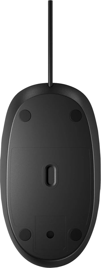Maus HP 125 me kabllo, USB, i zi