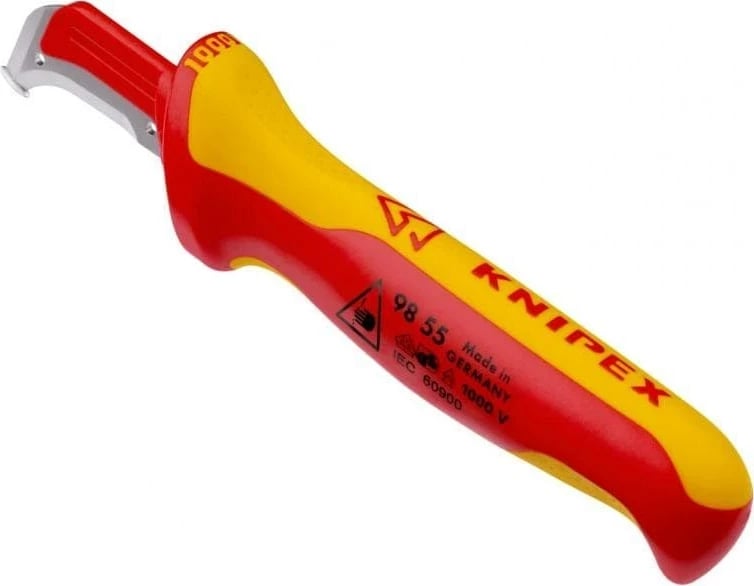 Thikë KNIPEX 98 55 SB, Fiks, 180 mm, Verdhë
