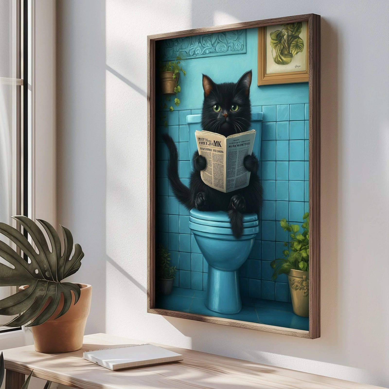 Pikturë dekorative me kornizë MDF, shumëngjyrëshe, TUN018-L