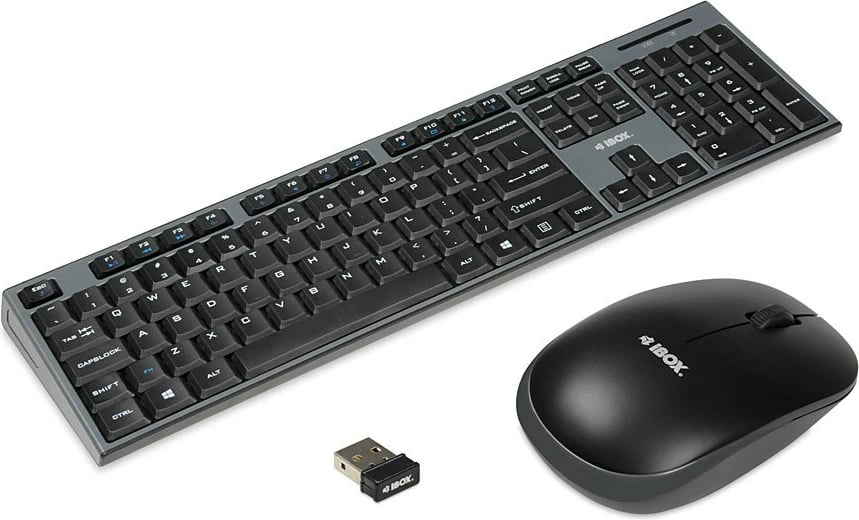 Set tastierë + maus iBOX DESKTOP KIT PRO ikms606w, pa tela, e zezë
