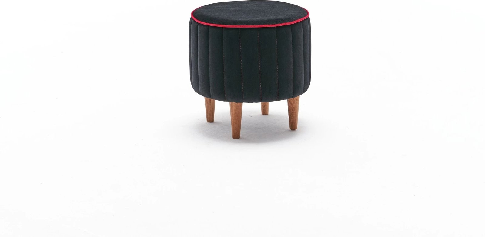 Puf Lindy Atelier del Sofa, ngjyrë antracit ose rozë, 40x40x40cm