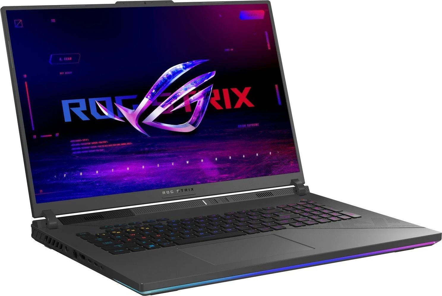 Laptop gaming Asus ROG Strix SCAR G18 G814JIR-N6009W, i9-14980HX, 18"-240Hz, 16GB, 1TB, W11Home, RTX4070, gri