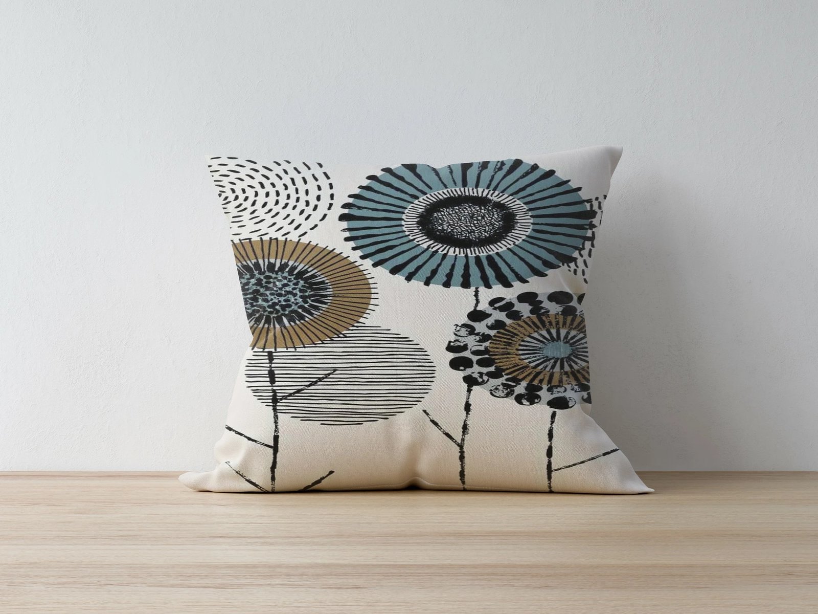 Jastëk dekorativ, mbulesë Aberto Design, a1165, shumëngjyrëshe, 43x43cm