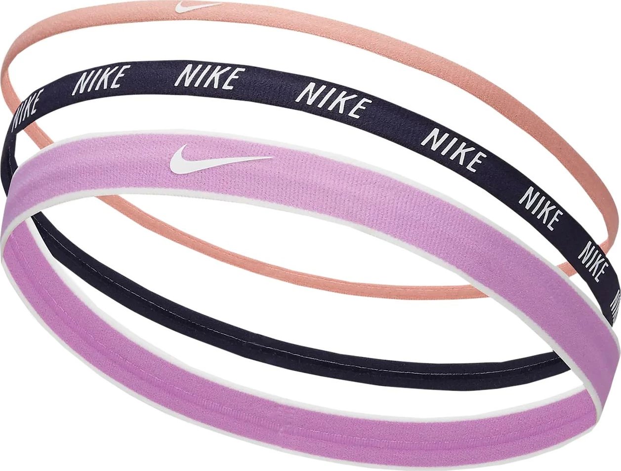 Shirit flokësh Nike unisex, rozë/navy/vjollcë