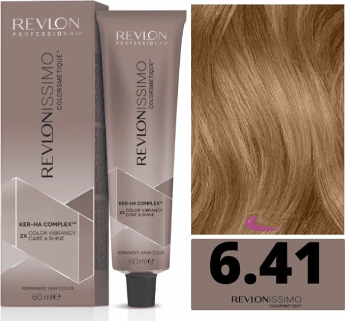 Ngjyrë për flokë Revlon Revlonissimo Colorsmetique 66.60 Dark Blonde Ash Brown 60ml