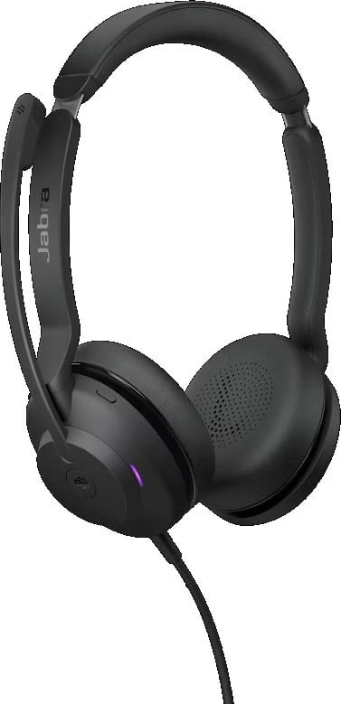 Kufje Jabra Evolve2 30 SE, USB-A, Stereo, me mikrofon, e zezë