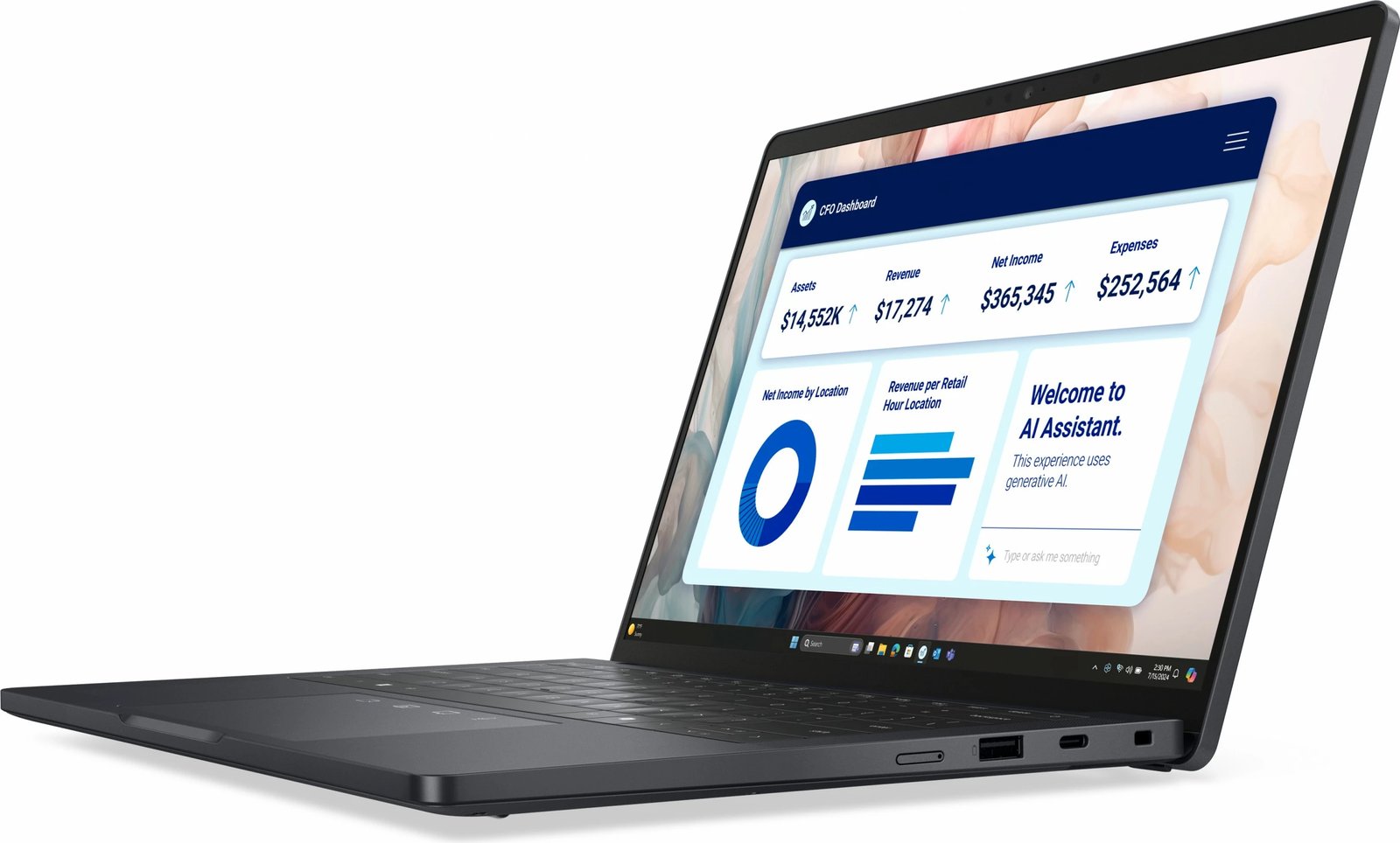Laptop DELL Pro 13 Premium PA13250, Intel Core Ultra 7, 32 GB RAM, 512 GB SSD, 13.3", Gri