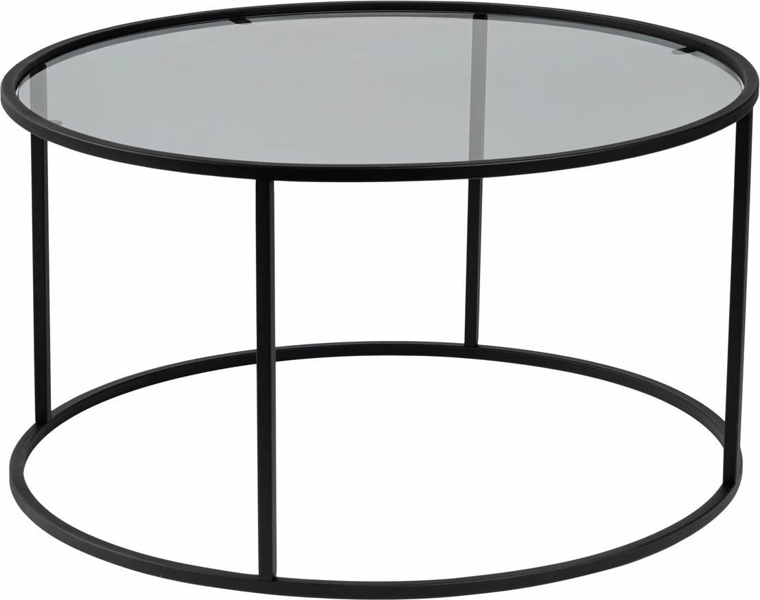 Tavolinë kafeje Nordure, Aurum - 80, e zezë, gri