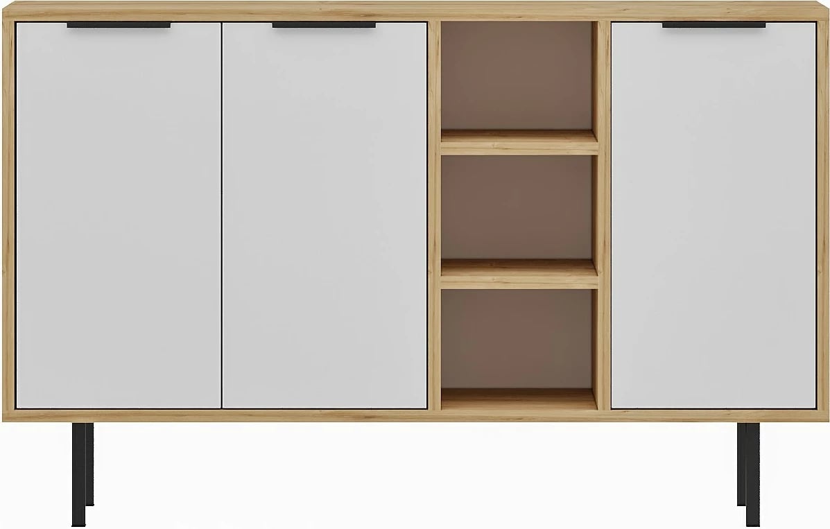 Konsolë Skye Decor, Viyana - lis safir, e bardhë