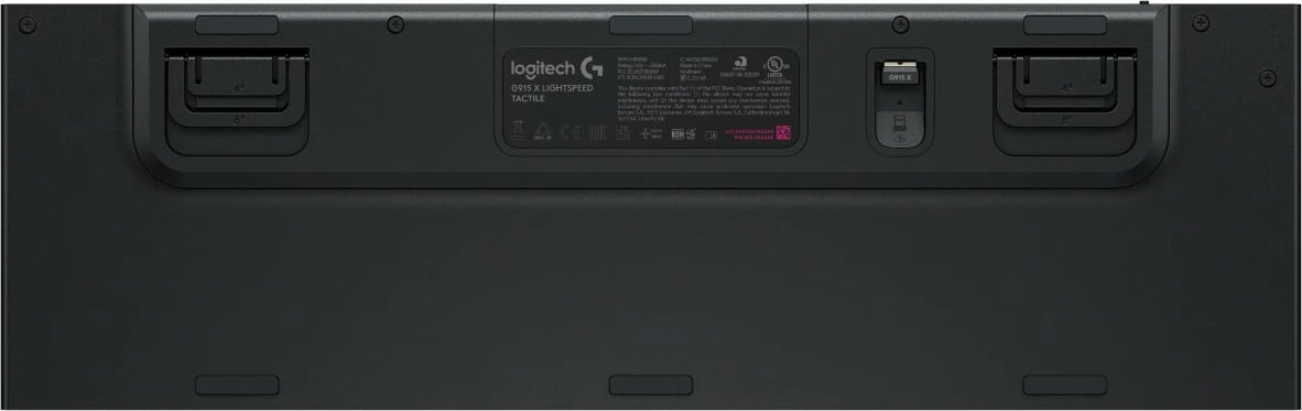 Tastierë mekanike Logitech G915 X LIGHTSPEED, RGB, QWERTZ, wireless & me kabllo, e zezë