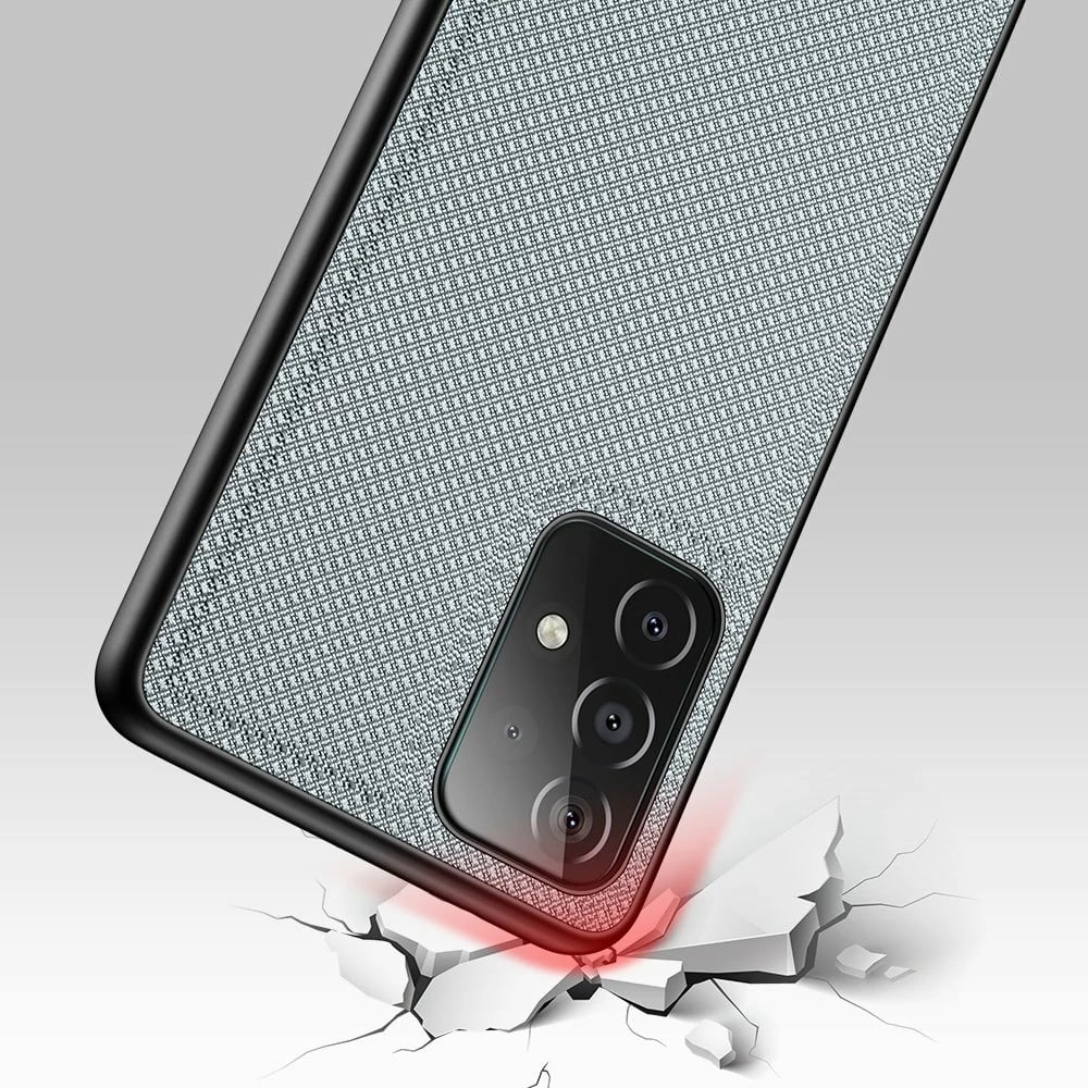 Mbështjellës Dux Ducis Fino për Samsung Galaxy A72, najlon, Gri