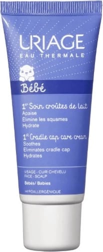 Krem për kokë foshnjash URIAGE Bébé 1st Cradle Cap Care Cream, 40ml Krem për kokë foshnjash URIAGE Bébé 1st Cradle Cap Care Cream, 40ml