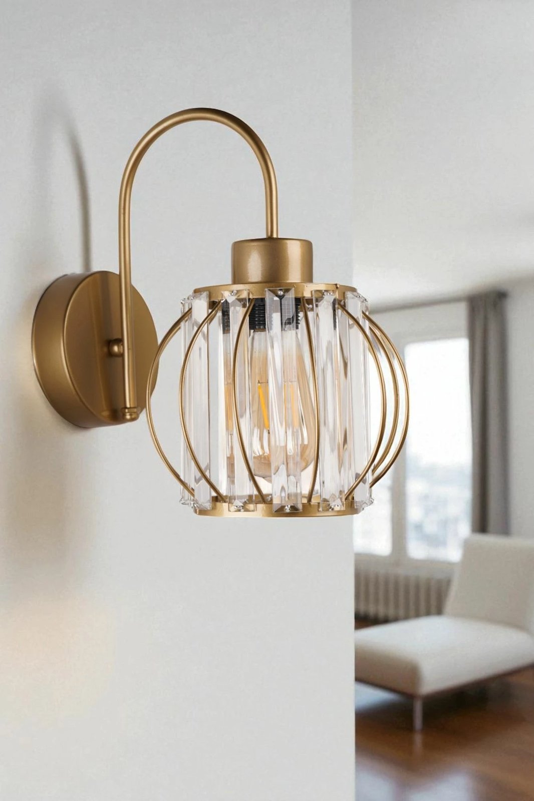 Llambë muri Opviq, ngjyrë ari, 9043-1A