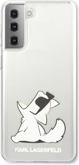 Mbështjellës Karl Lagerfeld Choupette Fun për Samsung Galaxy S21+, Transparent