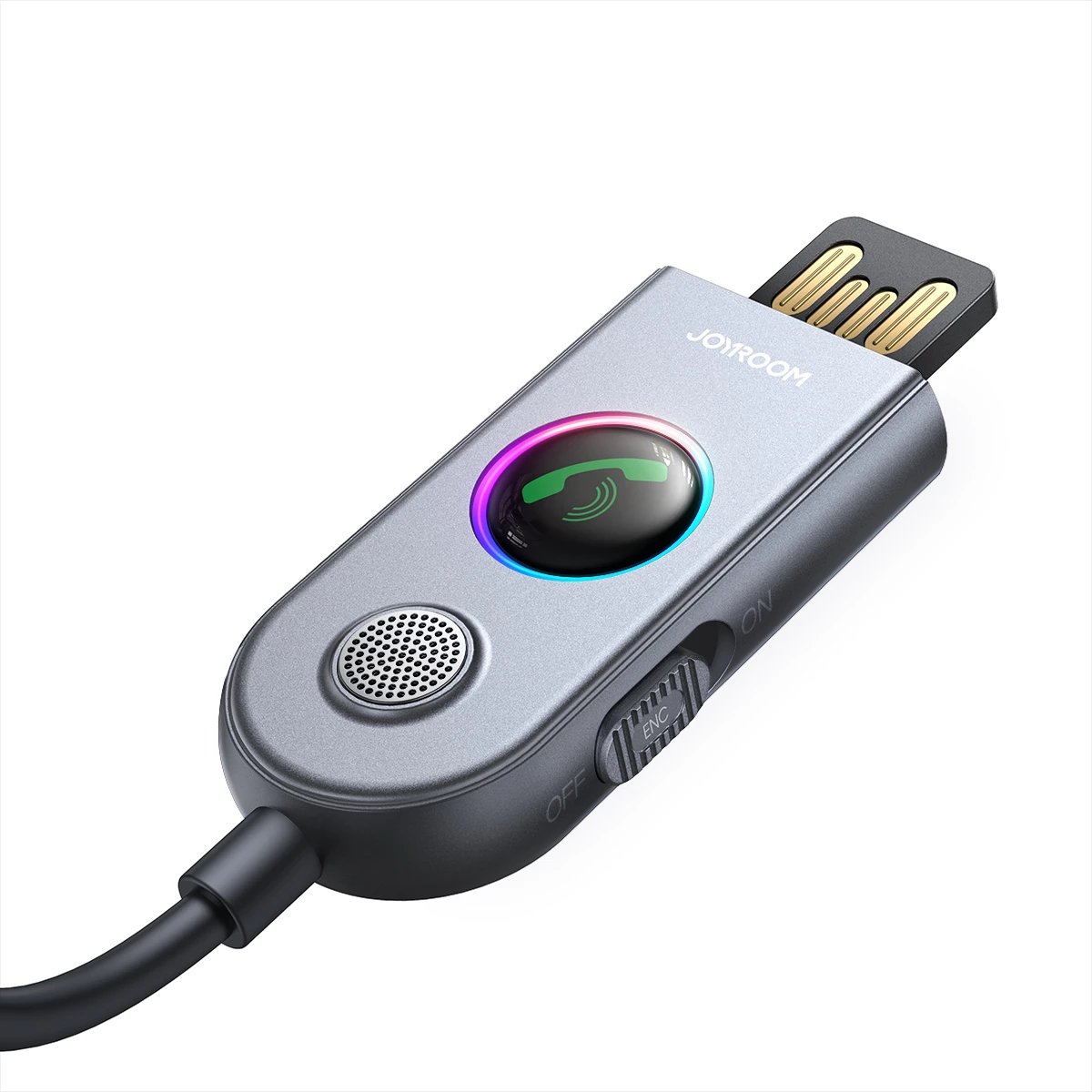 Pranues wireless për makinë Joyroom JR-CB6, Bluetooth 5.3, Gri