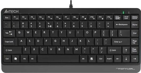Tastierë A4 Tech FStyler FK11, me kabllo, Gri