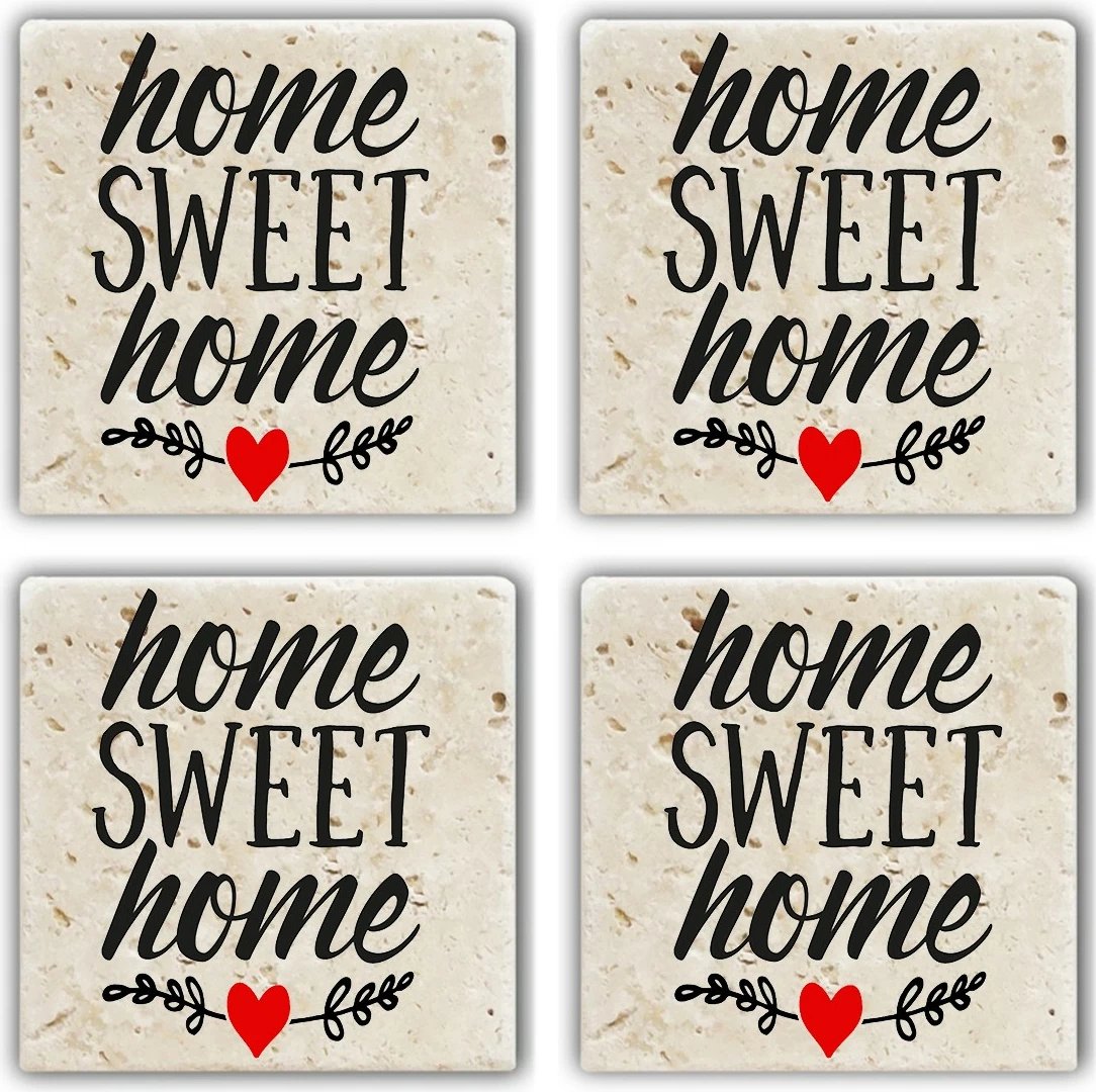 Set katror nën gota prej guri natyral, shumëngjyrëshe, 4 copë, Hermia, TBA5657878 Set katror nën gota prej guri natyral, shumëngjyrëshe, 4 copë, Hermia, TBA5657878