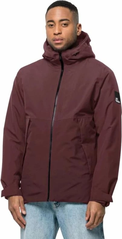 Jakne për meshkuj Jack Wolfskin, e kuqe