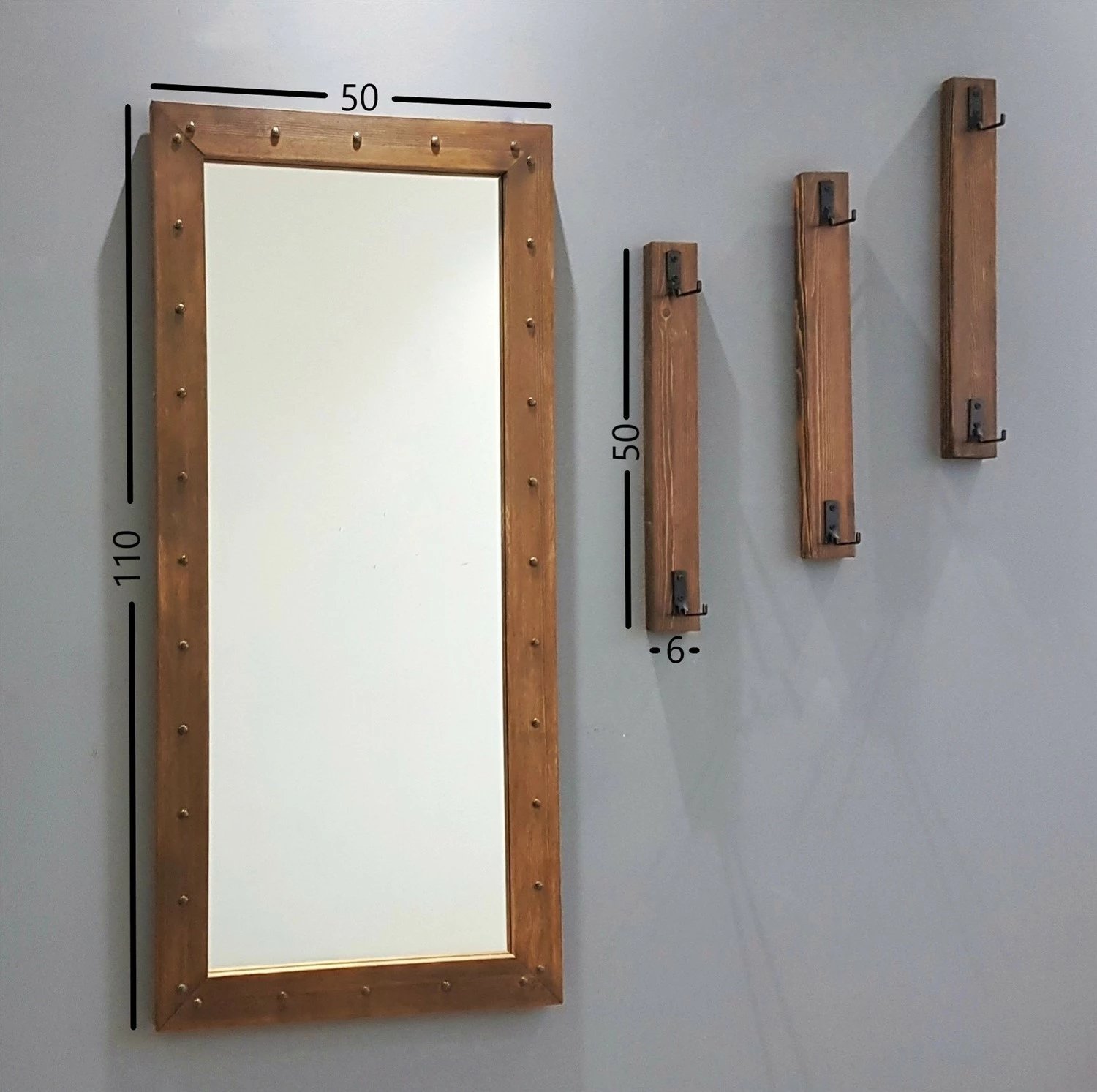 Stendë për korridor, ngjyrë arre, Skye Decor V108