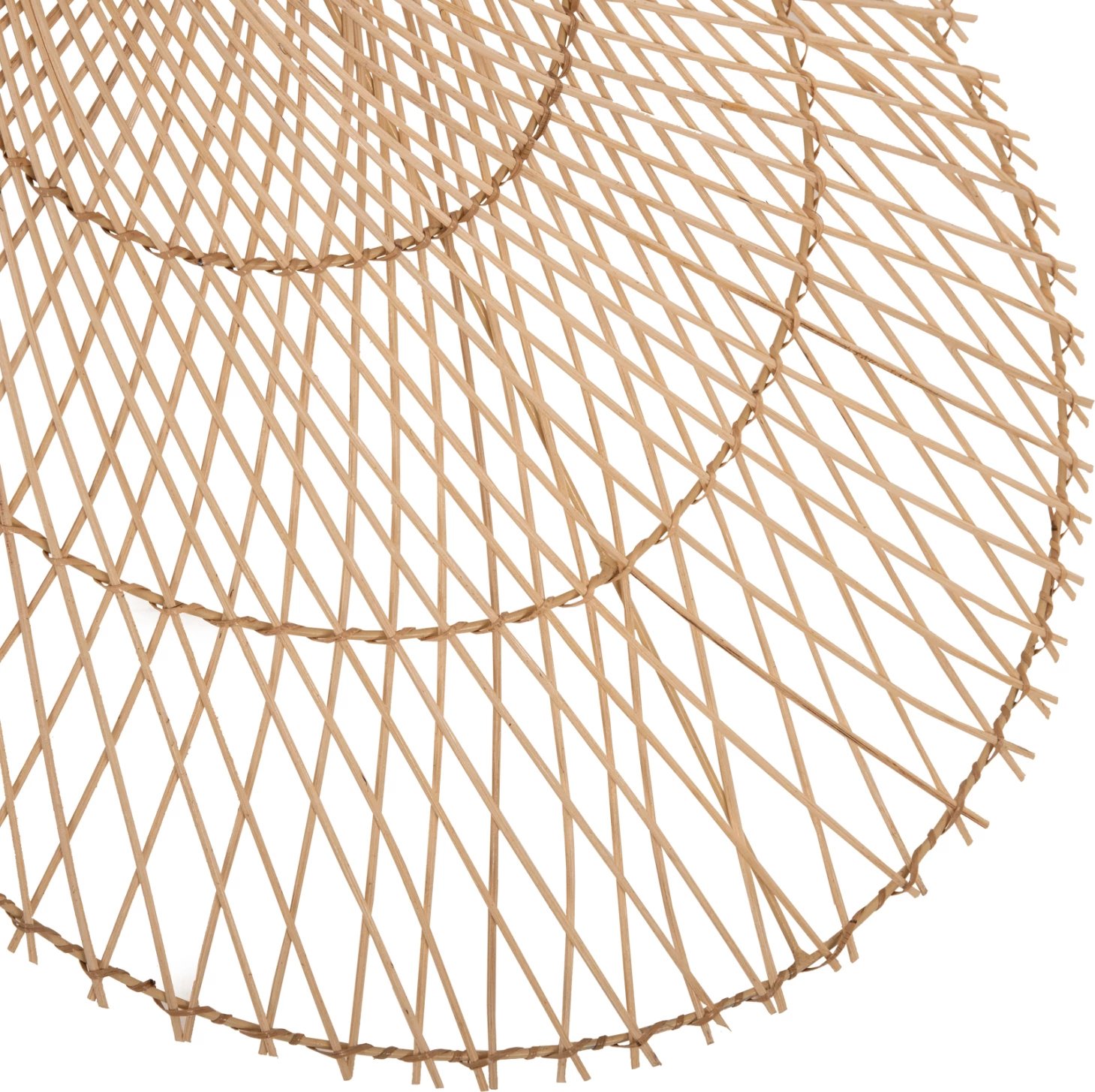 Llambë varëse tavani, rattan natyral, FH7879.02, Φ80x31x126H cm Llambë varëse tavani, rattan natyral, FH7879.02, Φ80x31x126H cm