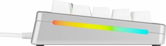 Tastierë mekanike gaming Glorious GMMK3 PRO 65%, argjend