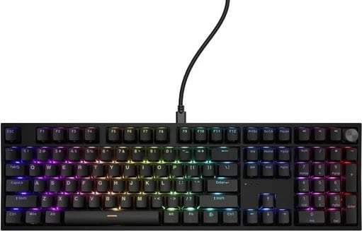Tastierë mekanike Genesis Thor 404, Gateron Yellow Pro, RGB, full-size, e zezë