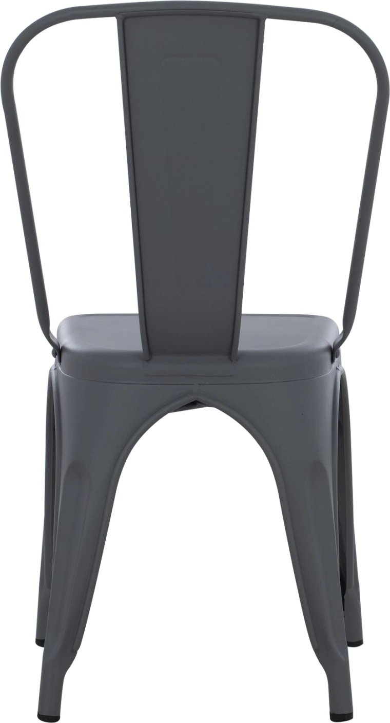 Karrige për ngrënie MELITA-PRO FH8641.50 metalike, ngjyrë gri, 44x47x84.5H cm