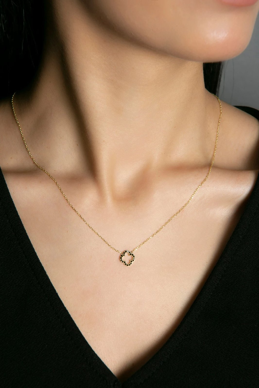 Qafore argjendi Elika Silver, ngjyrë ari, FA183004