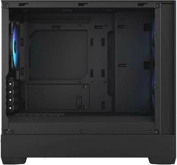 Kasë Fractal Design Pop Mini Air RGB, Mini Tower, Micro ATX/Mini ITX, e zezë, xham i temperuar