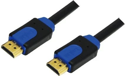 Kabllo HDMI LogiLink CHB1105, 5m, 10.2 Gbit/s, zezë/blu