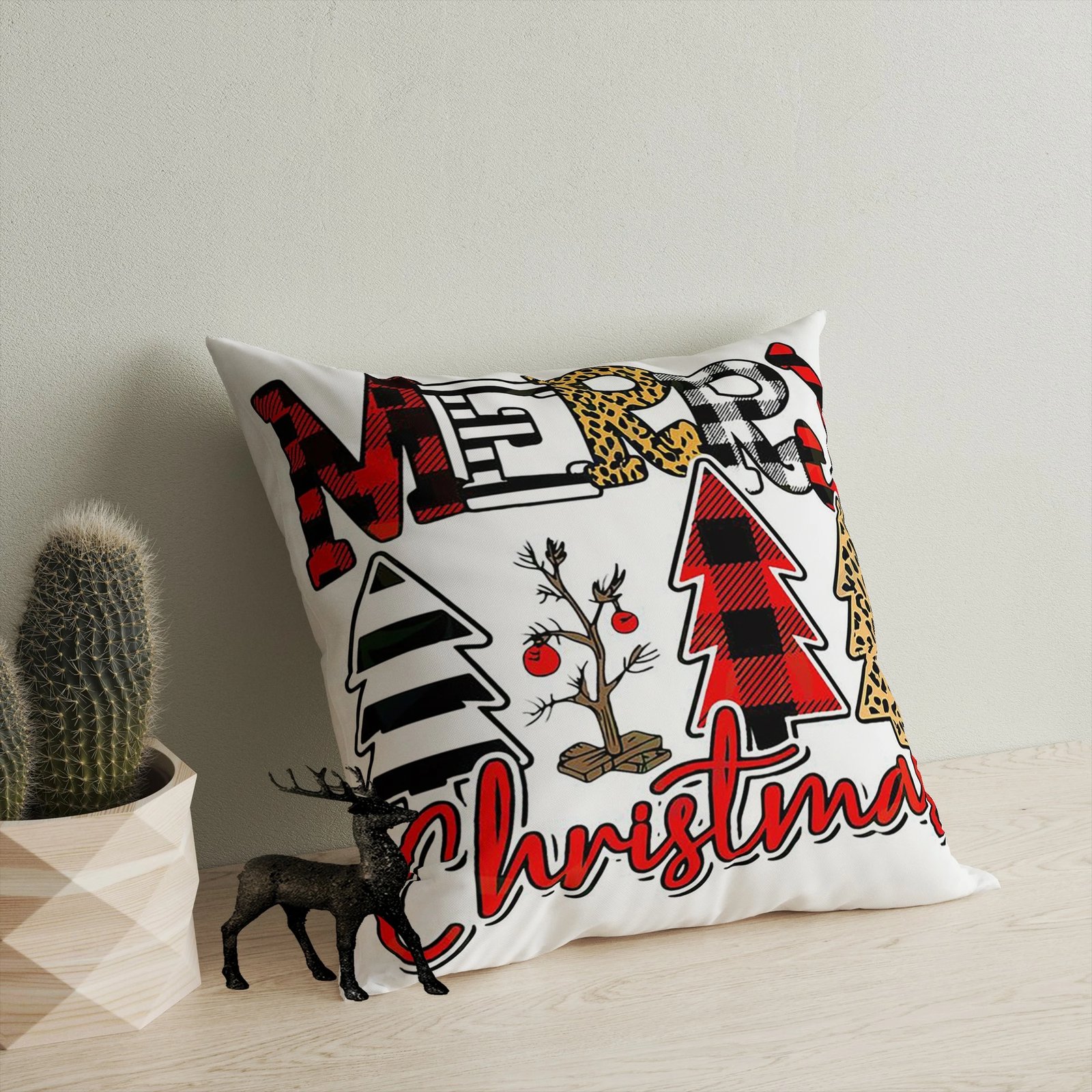 Jastëk dekorativ Aberto Design, YY202330, shumëngjyrësh, 43x43cm