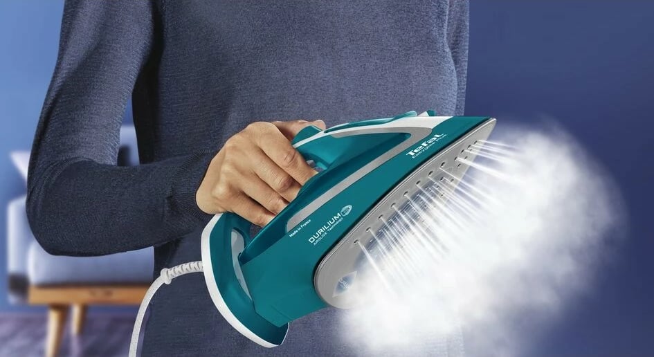 Hekur Tefal FV 5737 Easygliss Plus, 2500W, 0.27L, turkuaz/bardhë