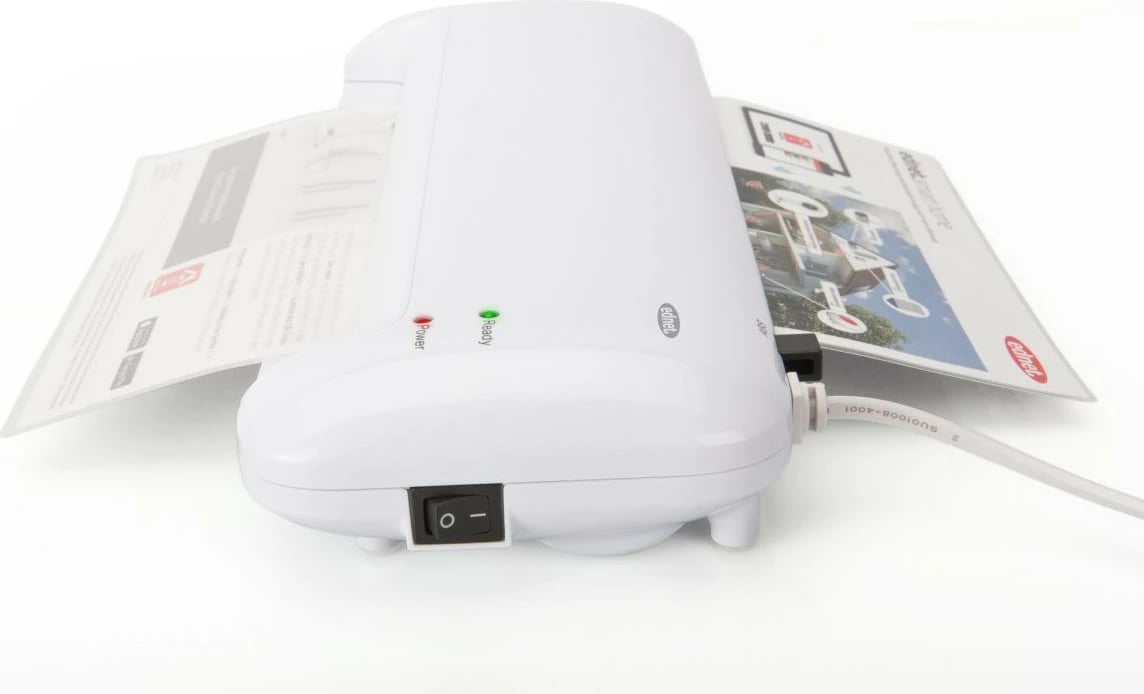 Laminator A4 EDNET 91610, 400mm/min, 80-125 mikronë, bardhë