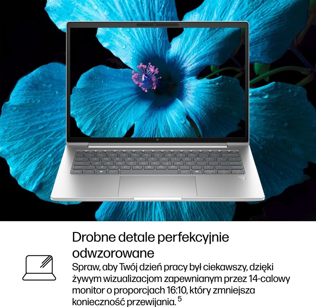 Laptop HP EliteBook 6 G1i Ultra 5 225U, 14", 24GB RAM, 512GB SSD, Pike silver