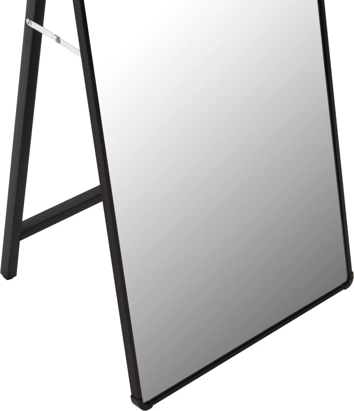 Pasqyrë qëndruese JOELY FH9578.01 kornizë alumini ngjyrë zezë 40x31x160Hcm