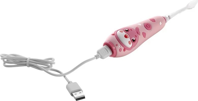 Furçë dhëmbësh elektrike Concept Baby KIDO SMILE ZK3010, sonike, për fëmijë 1-5 vjeç, Rozë, set me 4 koka