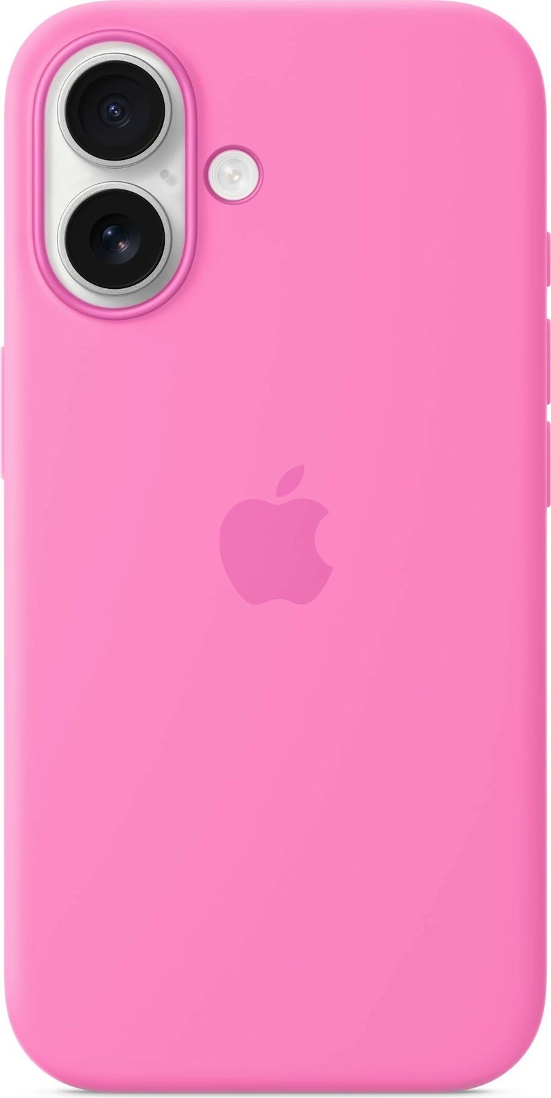 Mbështjellës Apple iPhone 16, silikon, MagSafe, 6.1 inch, rozë