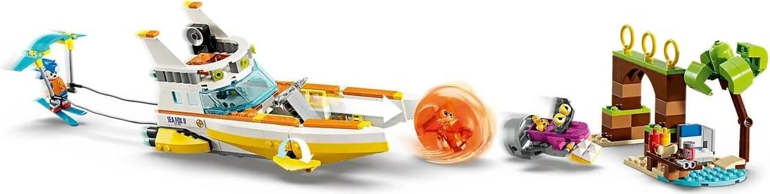 Set LEGO Sonic the Hedgehog Tails and Boat Adventure 76997, 393 pjesë, plastikë Set LEGO Sonic the Hedgehog Tails and Boat Adventure 76997, 393 pjesë, plastikë