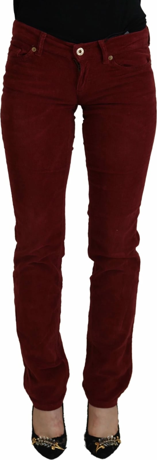Pantallona për femra Dolce & Gabbana, të kuqe 
