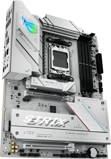 Pllakë amë Asus ROG STRIX B850-A GAMING WIFI, Socket AM5, ATX, WiFi 7, e bardhë Pllakë amë Asus ROG STRIX B850-A GAMING WIFI, Socket AM5, ATX, WiFi 7, e bardhë