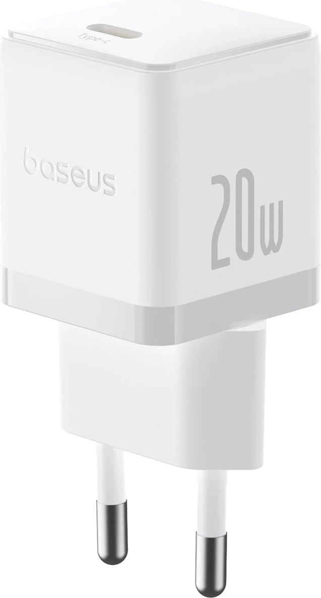Karikues muri Baseus Palm 20W, USB-C, i bardhë