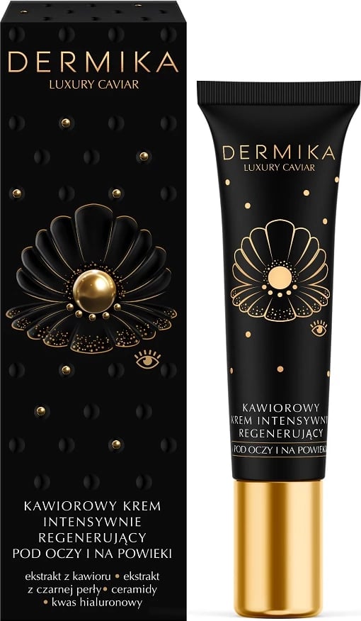 Krem për sy dhe qepalla Dermika Luxury Caviar Intensive Regenerating për femra, 15ml