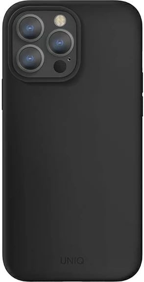 Mbështjellës UNIQ Lino për iPhone 13 Pro Max, i zi