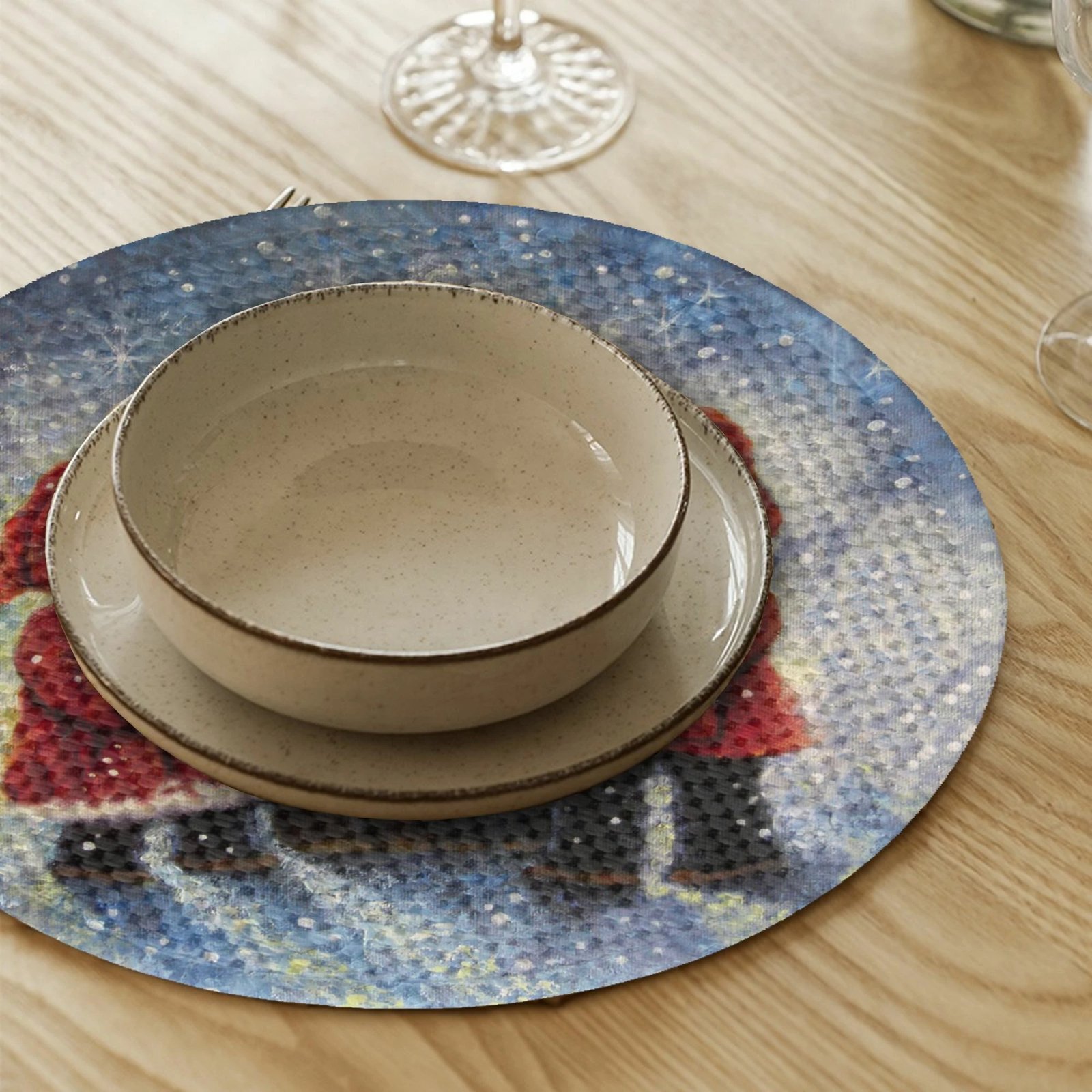 Set nënshtrues tavoline Hermia Concept, shumëngjyrëshe, 3105Supla (4 copë)