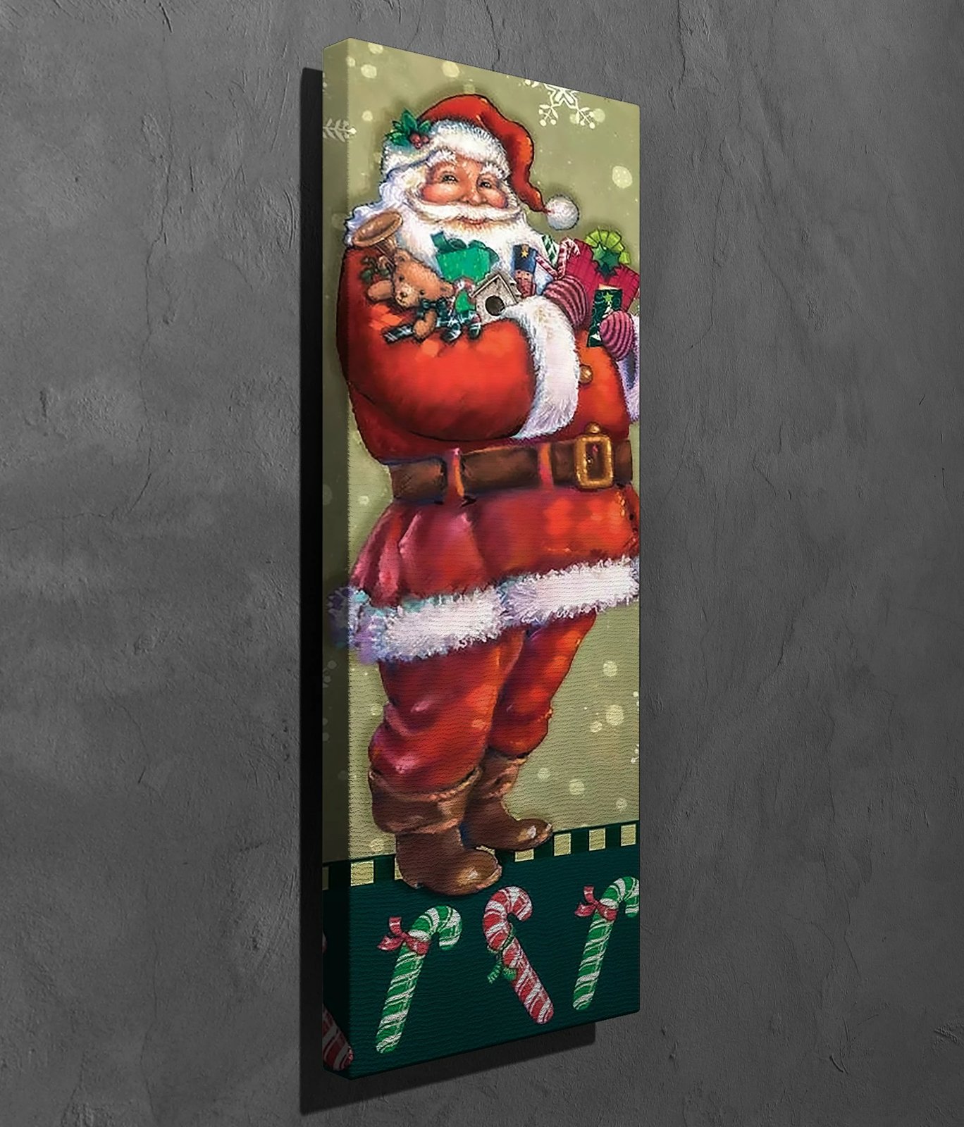 Pikturë dekorative në kanavacë, shumëngjyrëshe, Wallity, PC336, 30x80cm